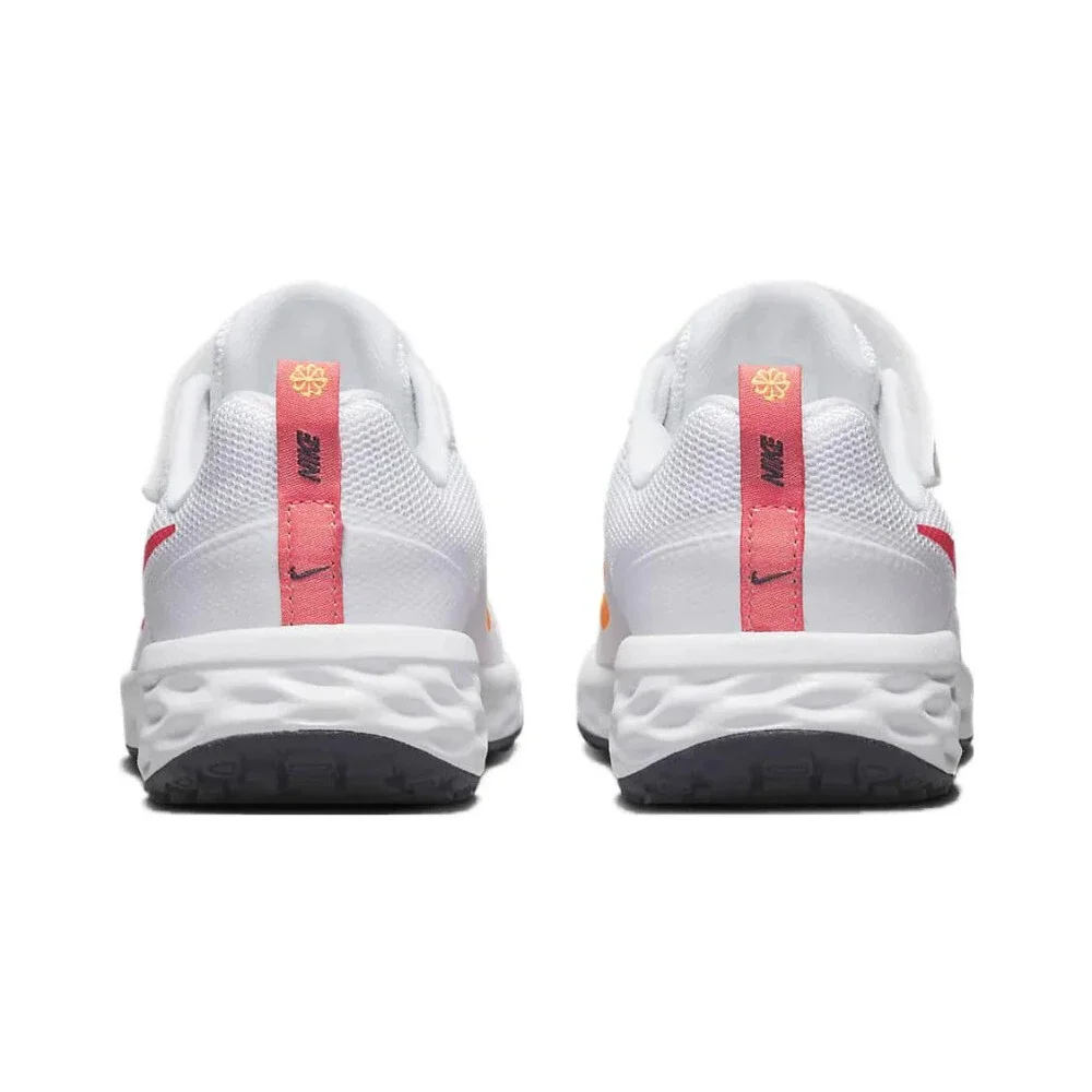 Nike Revolution 6 DD1095-101 Sneakers Kids US 2.5 White Running Shoes RHS9233